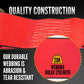 4" x 50' Ratchet Strap with Wire Hooks | Red