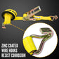 4" x 60' Ratchet Strap with Wire Hooks | Yellow | 2-Pack