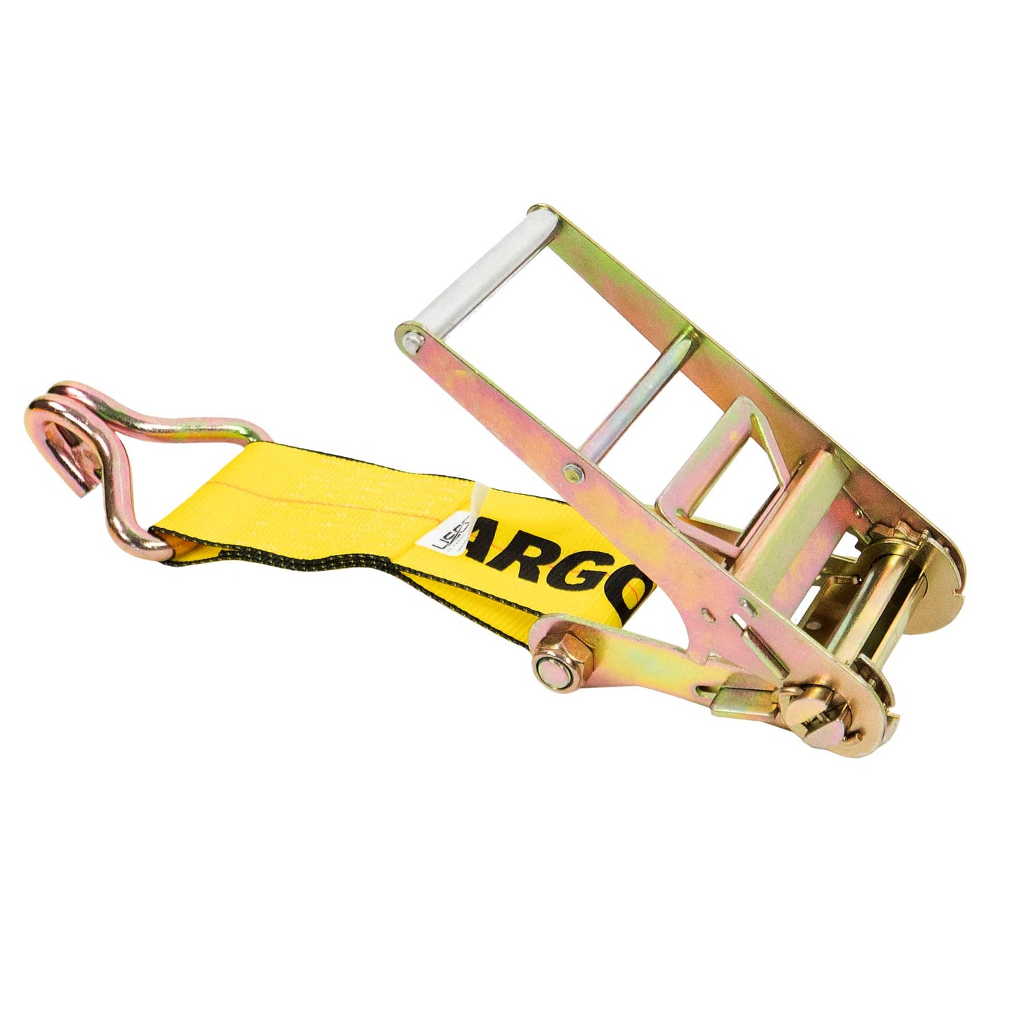 4" x 11" Replacement Ratchet Strap Fixed End - Ratchet / Wire Hook | Yellow