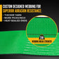 4" x 27' Gear-Driving Reverse-Action Ratchet Strap with Flat Hooks | Green