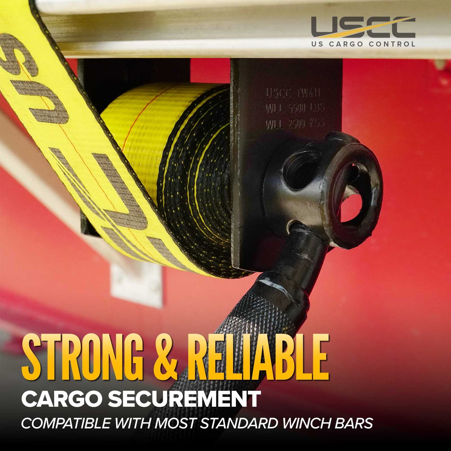 4" Standard Bolt-On Flatbed Winch