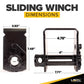 4" Standard Sliding C Track Flatbed Winch