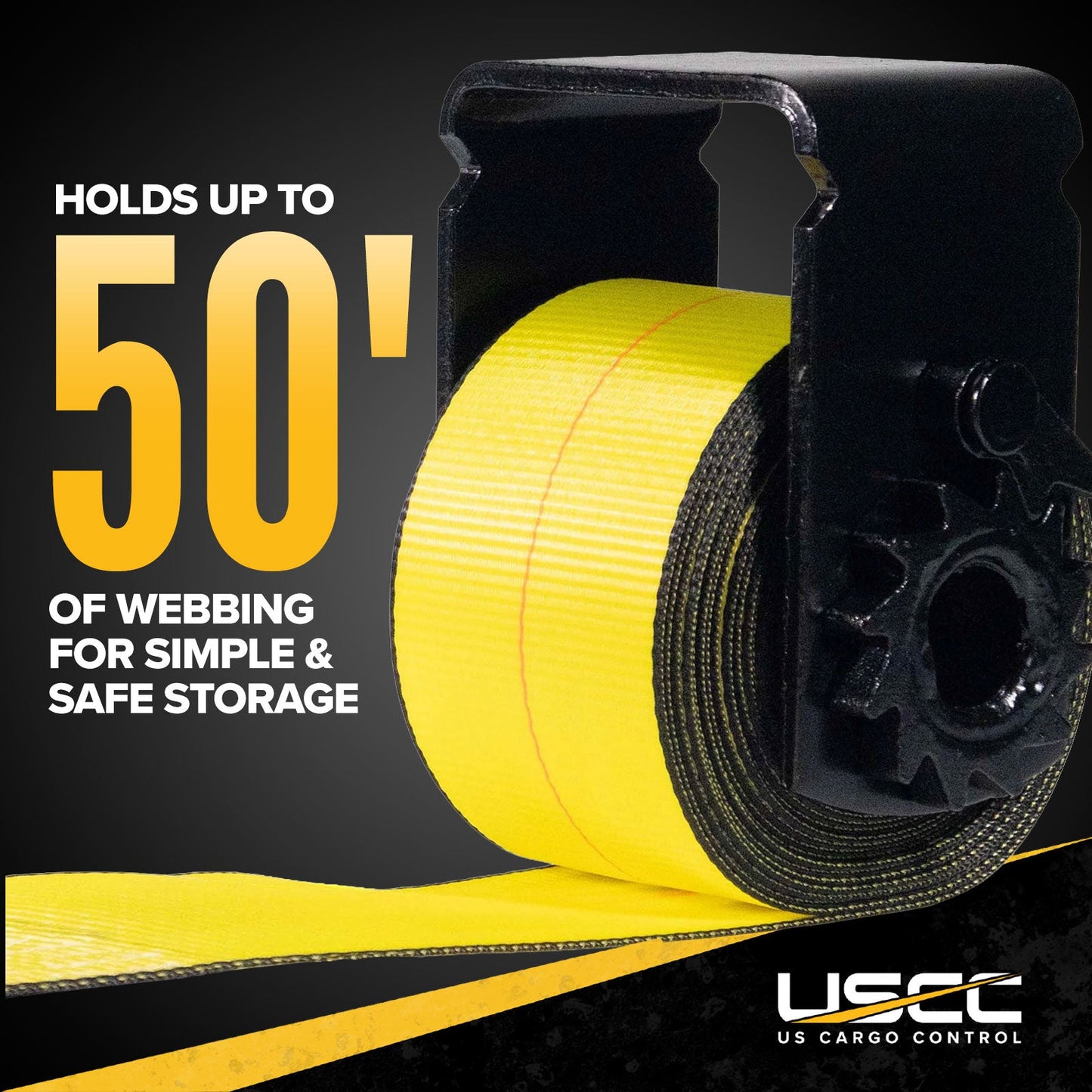4" Standard Sliding C Track Flatbed Winch