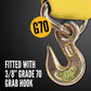 4" x 27' Winch Strap with Grab Hook | Yellow