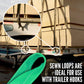 4" x 30' Winch Strap with Twisted Sewn Loop | Green