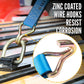 4" x 27' Winch Strap with Wire Hook | Blue
