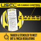 4" x 20' Gear-Driving Reverse-Action Ratchet Strap with Flat Hook | Yellow