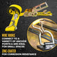4" x 20' Gear-Driving Reverse-Action Ratchet Strap with Wire Hook | Yellow | 90-Pack (Pallet)