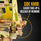 4" x 27' Gear-Driving Reverse-Action Ratchet Strap with Wire Hooks | Yellow