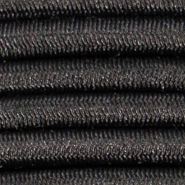 1/8''-3mm Black Polyester  Shock Cord 50 ft