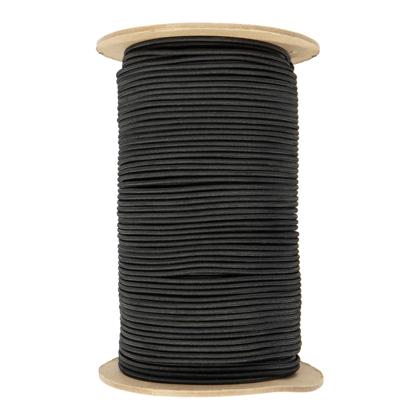 1/8''-3mm Black Polyester  Shock Cord 50 ft