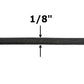 1/8''-3mm Black Polyester Shock Cord 100 ft