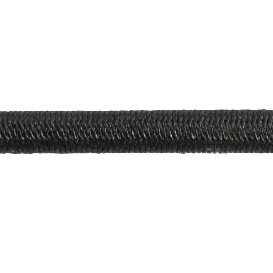 1/8''-3mm Black Polyester Shock Cord - Spool (500')