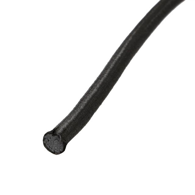 3/16''-5mm Black Polyester Shock Cord 50 ft