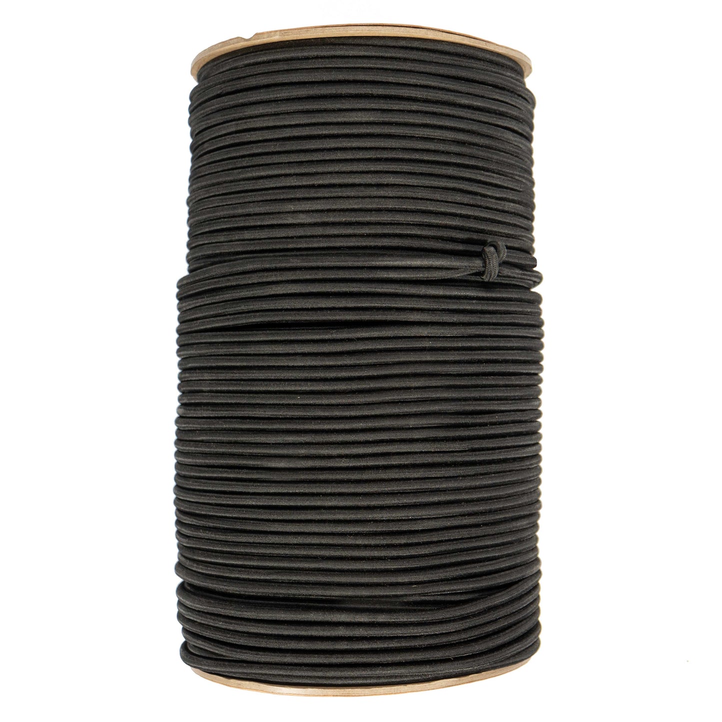 3/16''-5mm Black Polyester Shock Cord 50 ft