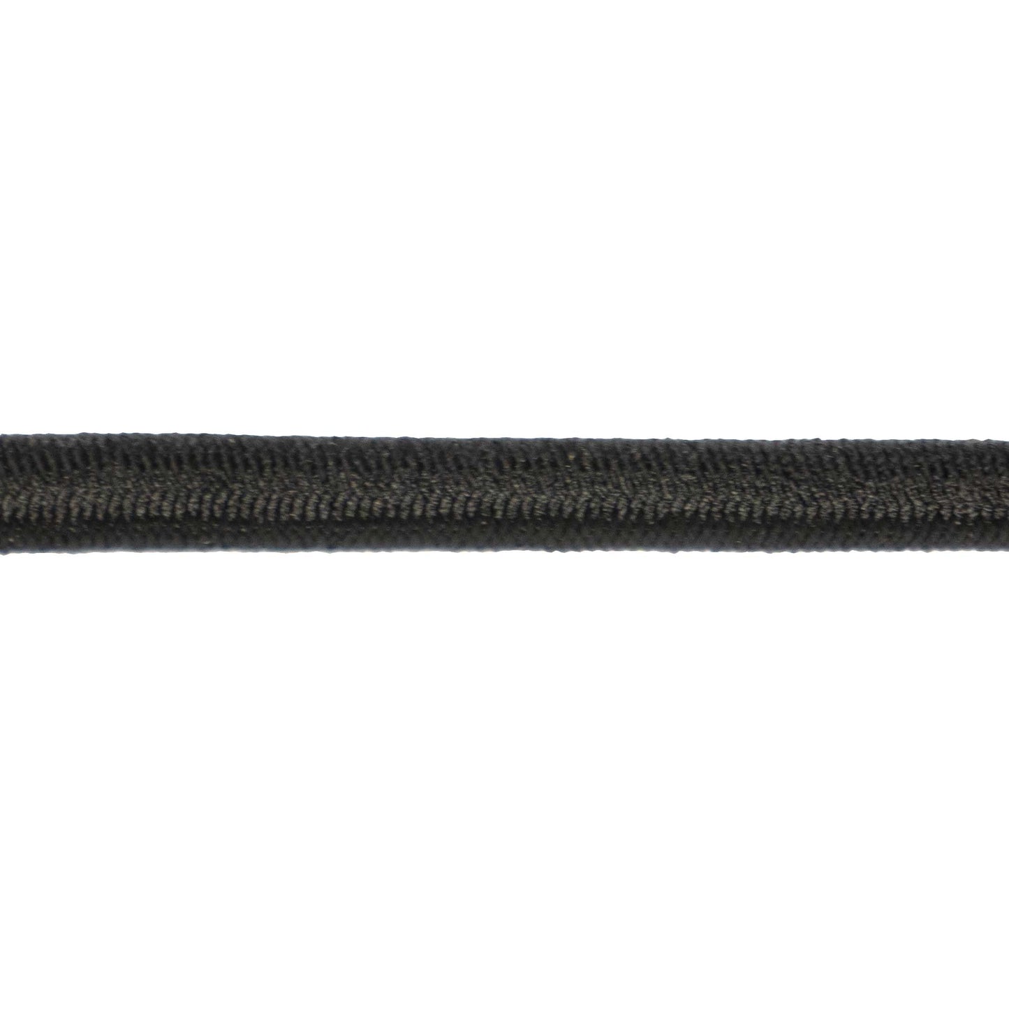 3/16''-5mm Black Polyester Shock Cord - Spool (500')