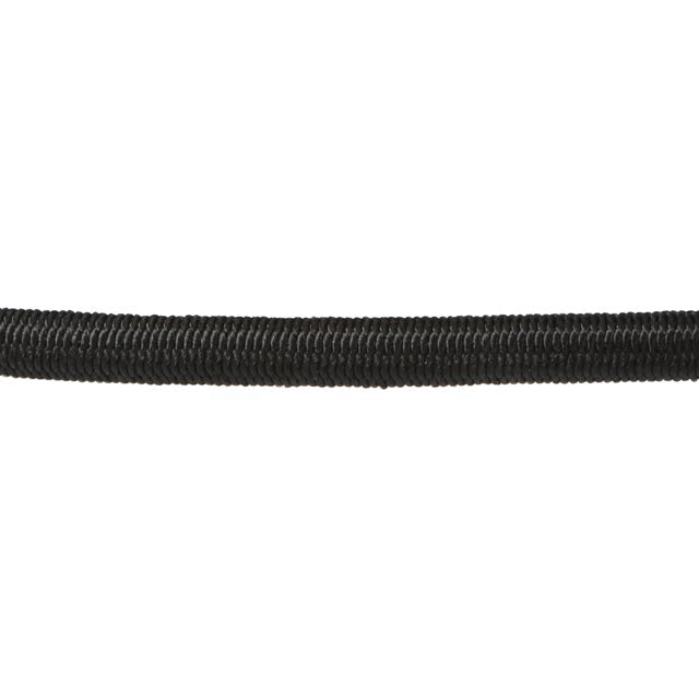 1/4''-6mm Black Polyester Shock Cord 50 ft