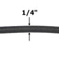 1/4''-6mm Black Polyester Shock Cord 100 ft