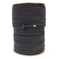 1/4''-6mm Black Polyester Shock Cord - Spool (500')