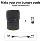 1/4''-6mm Black Polyester Shock Cord - Spool (500')