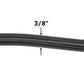 3/8''-9mm Black Polyester Shock Cord 50 ft