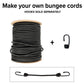 3/8''-9mm Black Polyester Shock Cord 50 ft