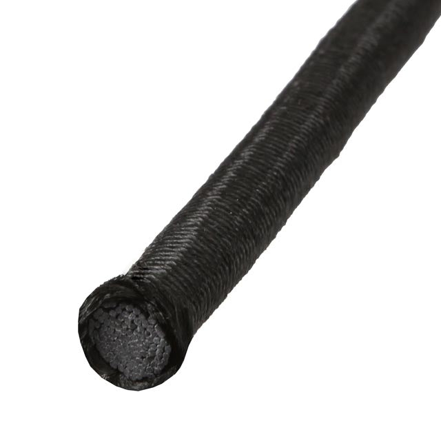 3/8''-9mm Black Polyester Shock Cord - Spool (300')
