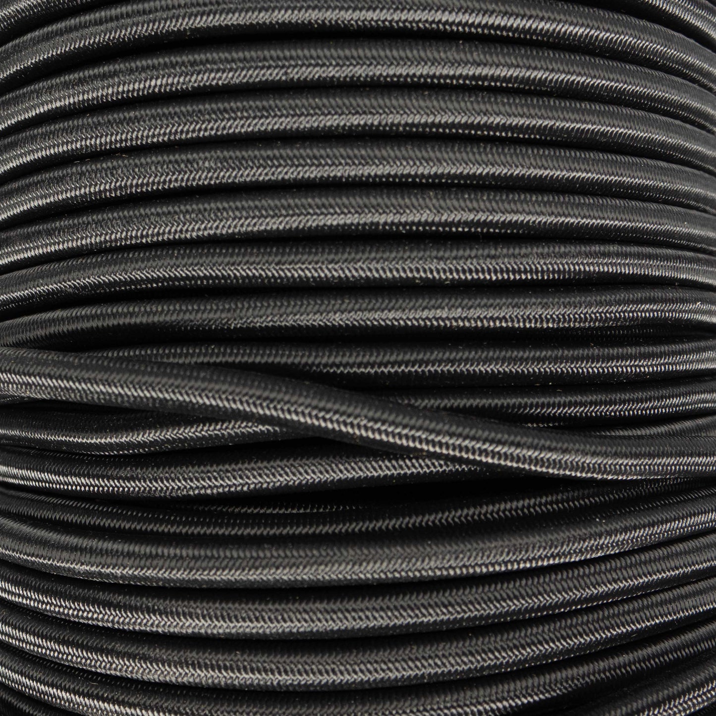 3/8''-9mm Black Polyester Shock Cord - Spool (300')