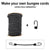 1/2''-12mm Black Polyester Shock Cord 50 ft