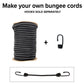1/2''-12mm Black Polyester Shock Cord 50 ft