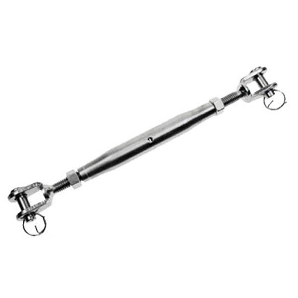 1/4" Jaw & Jaw Pipe Turnbuckle Stainless Steel Type 316