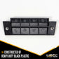 Plastic End Cap w/ Install Holes for Horizontal E-Track | 2-Pack