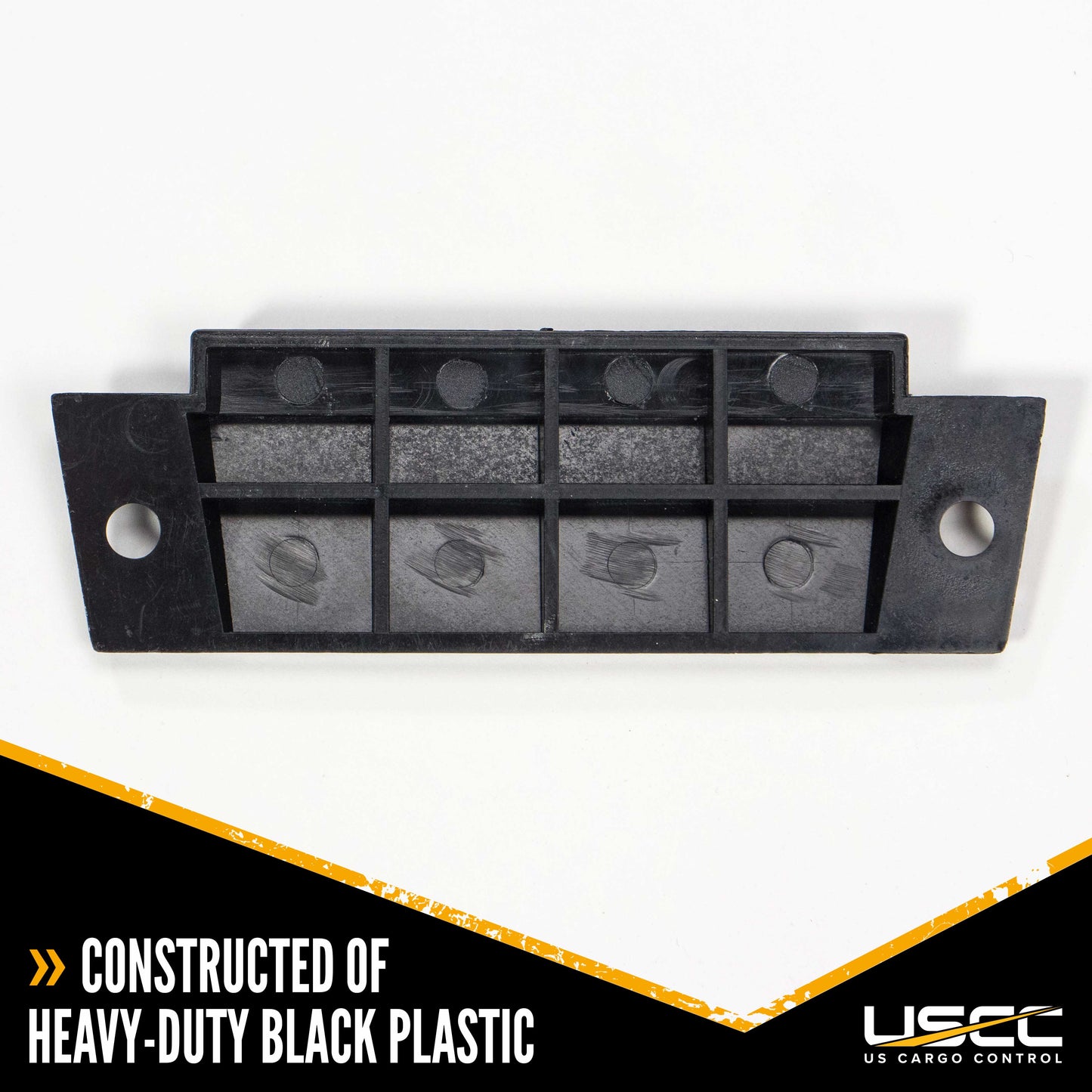 Plastic End Cap w/ Install Holes for Horizontal E-Track