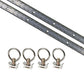 4' L Track Tie Down System Kit | Aluminum L-Track