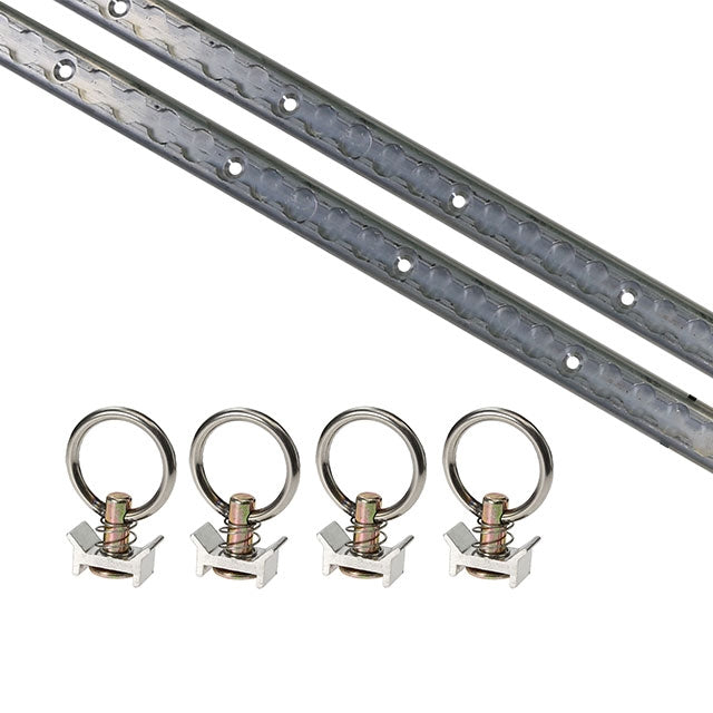 4' L Track Tie Down System Kit | Aluminum L-Track