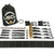 8' Motorcycle L-Track Tie Down System Kit | Black Aluminum L-Track