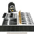 8' Double Motorcycle L-Track Tie Down System Kit | Black Aluminum L-Track