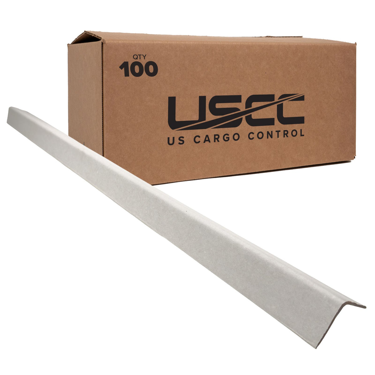 Medium-Duty Cardboard Edge Protectors | .160" Thick, 2" x 2" x 48", 100-Pack