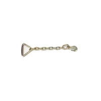 3/8" x 18" Chain Extension w/ 3" D-Ring - 16,200 lbs. BS