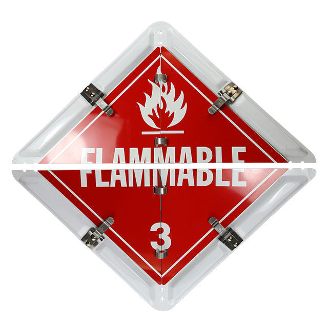8-Legend Placard for Hazmat, DOT, and Safety Warnings