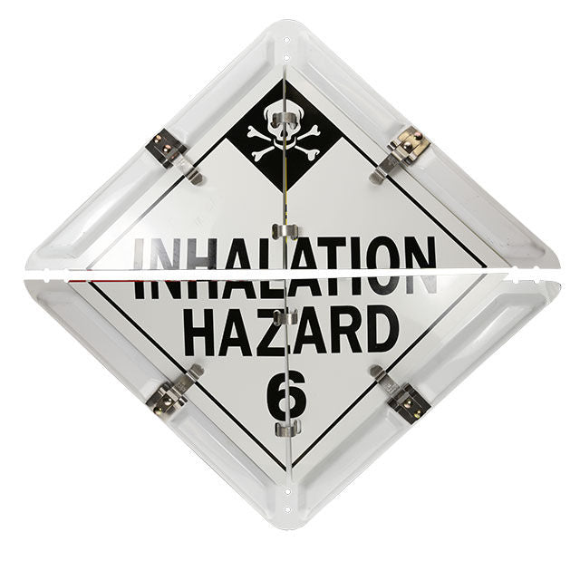 8-Legend Placard for Hazmat, DOT, and Safety Warnings