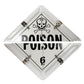 8-Legend Placard for Hazmat, DOT, and Safety Warnings