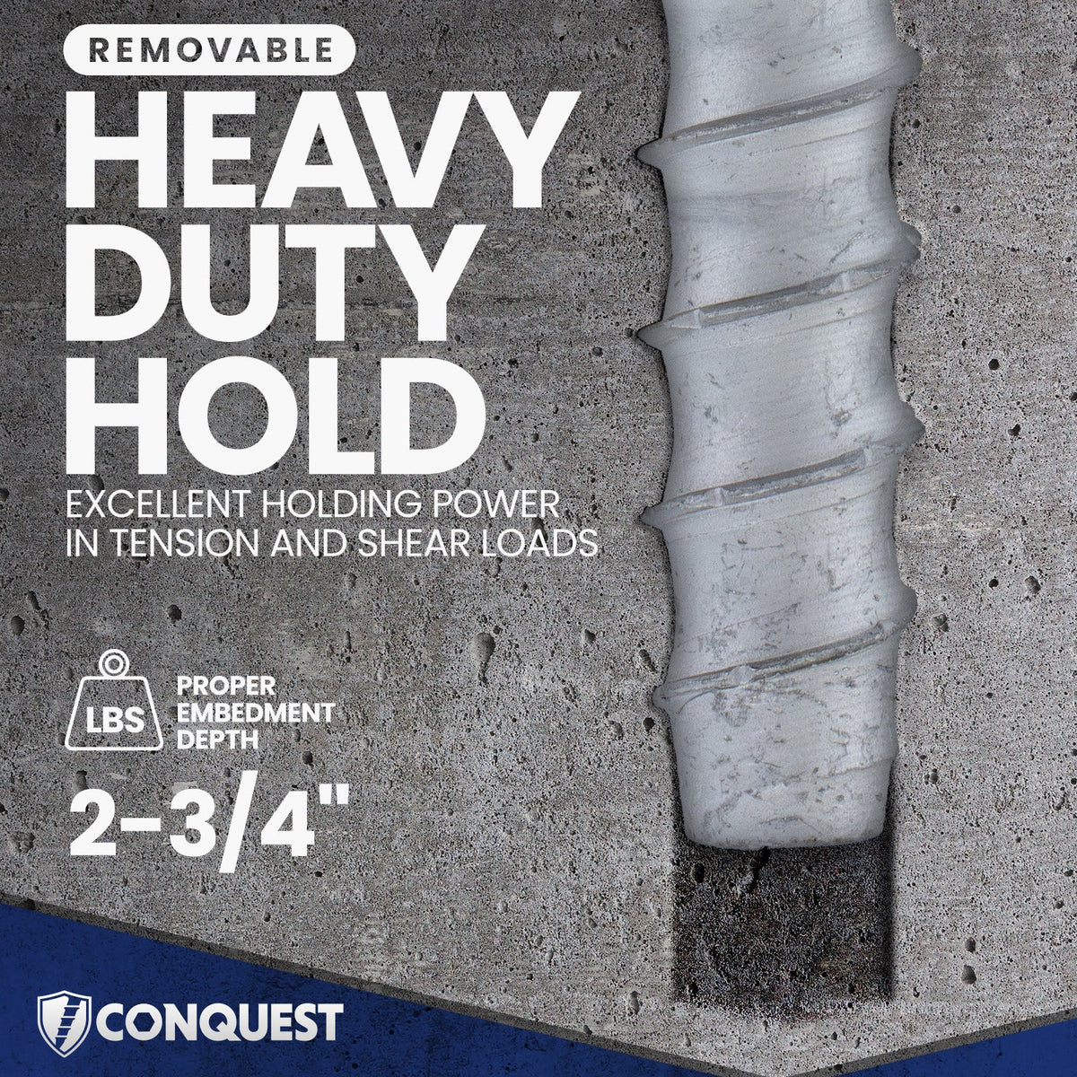 Removable hold tight delivers strength, speed, and confidence with every installation.