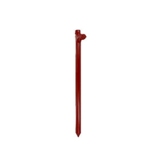 5/8" x  12" Tent Stake - Hot Forged Tent Pin - Red