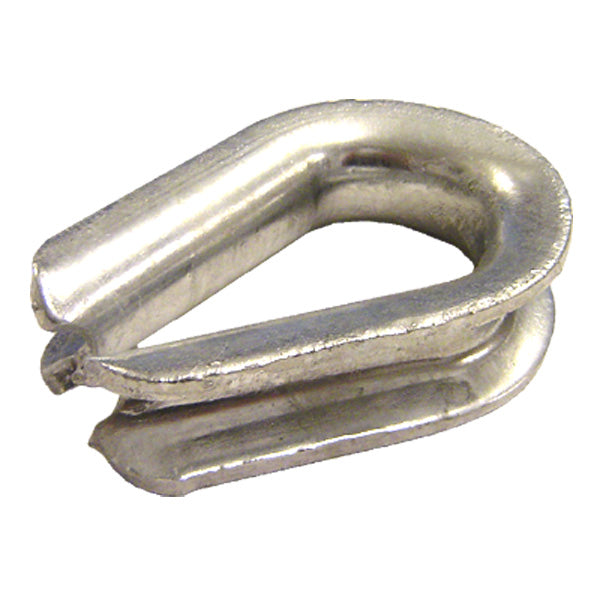 Wire Rope Thimbles - Heavy Duty Galvanized - 7/16" (10 Pack)