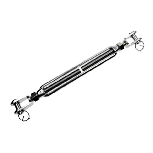 3/4" x 10-1/4" Jaw & Jaw Stainless Steel Turnbuckle