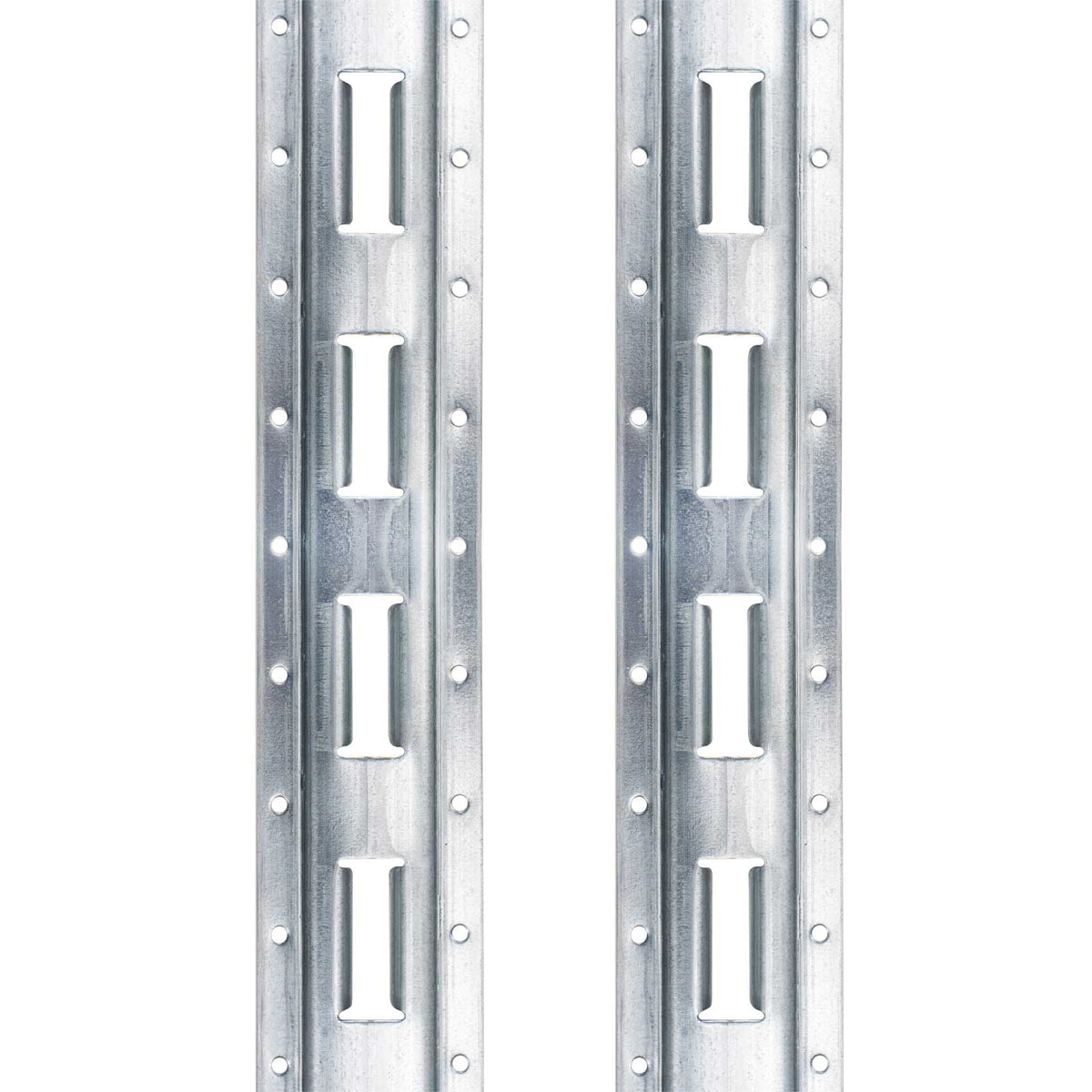 5' Vertical Galvanized E Track | 2-Pack