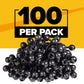 6'' Black Ball Bungees (bundle of 100)