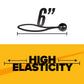 6'' Black Ball Bungees (bundle of 100)