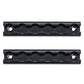 6" Aluminum L-Track | Black Anodized Finish | 2-Pack